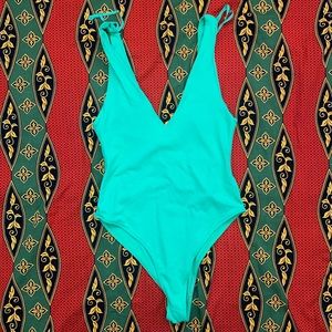 Lime green zara bodysuit